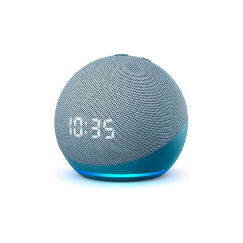 Echo dot 4 com relógio - Alexa echo dot 4 Amazon - Alexa echo dot